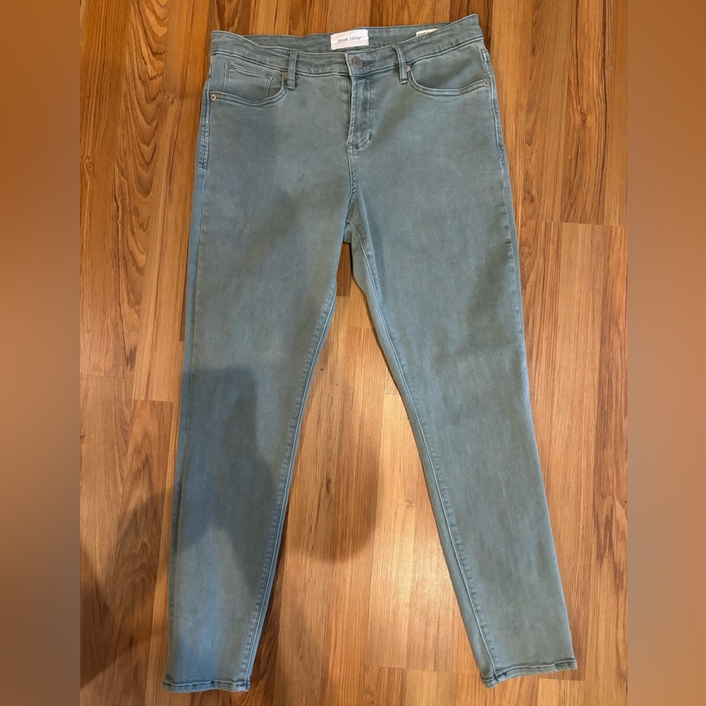 Dear John Women's Olive Skinny Jeans